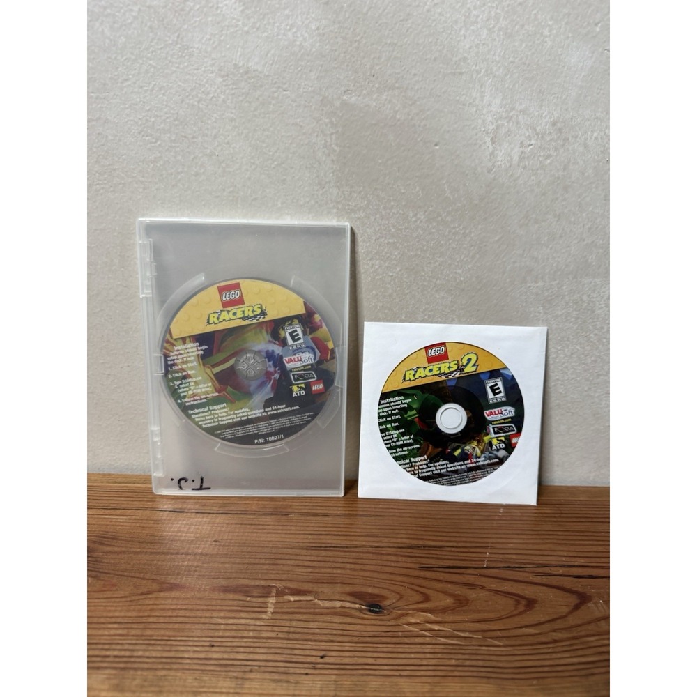 LEGO Racers & LEGO Racers 2 PC CD-ROM Game Bundle Discs Only Retro Untested